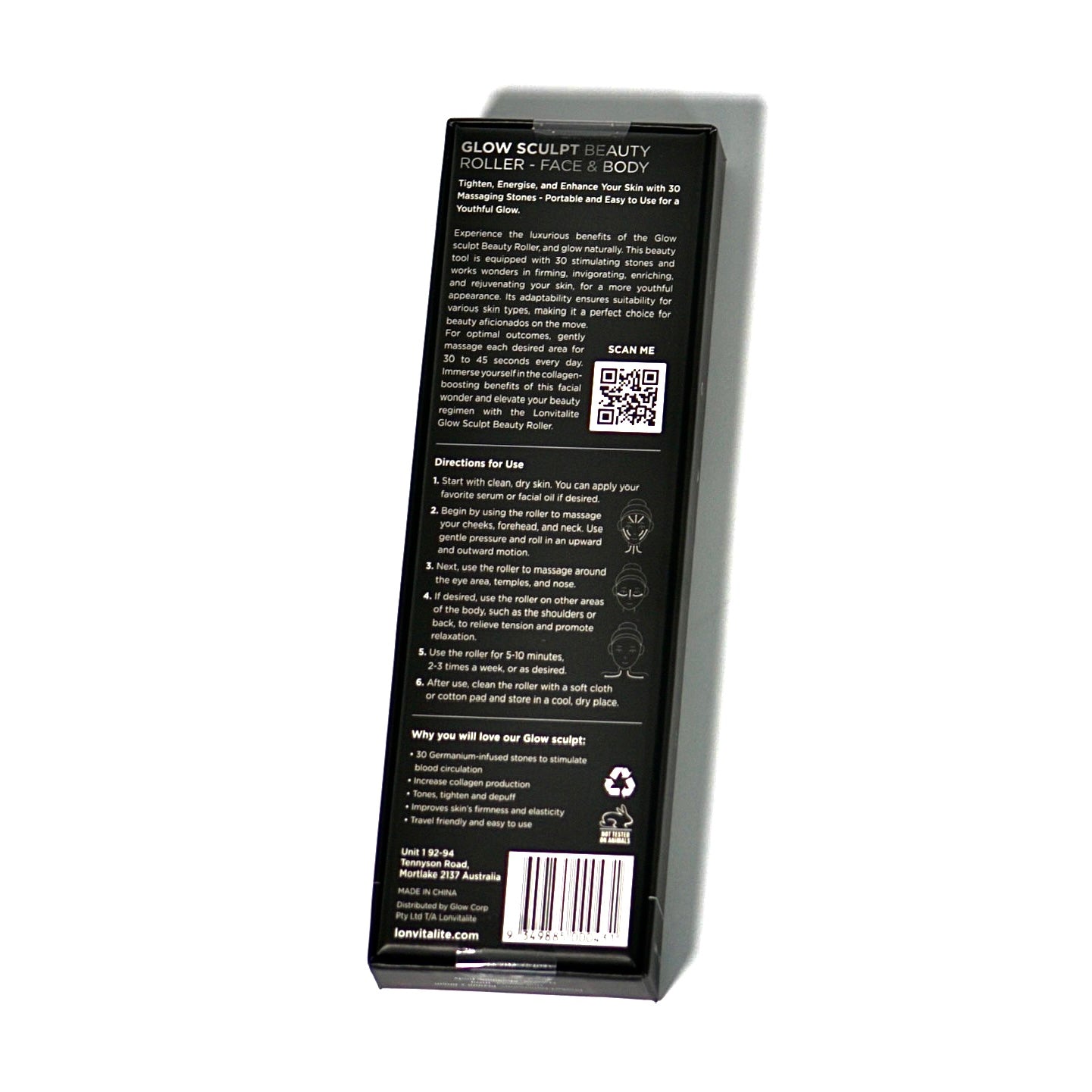 Lonvitalite Glow Sculpt Facial & Body Contour Roller