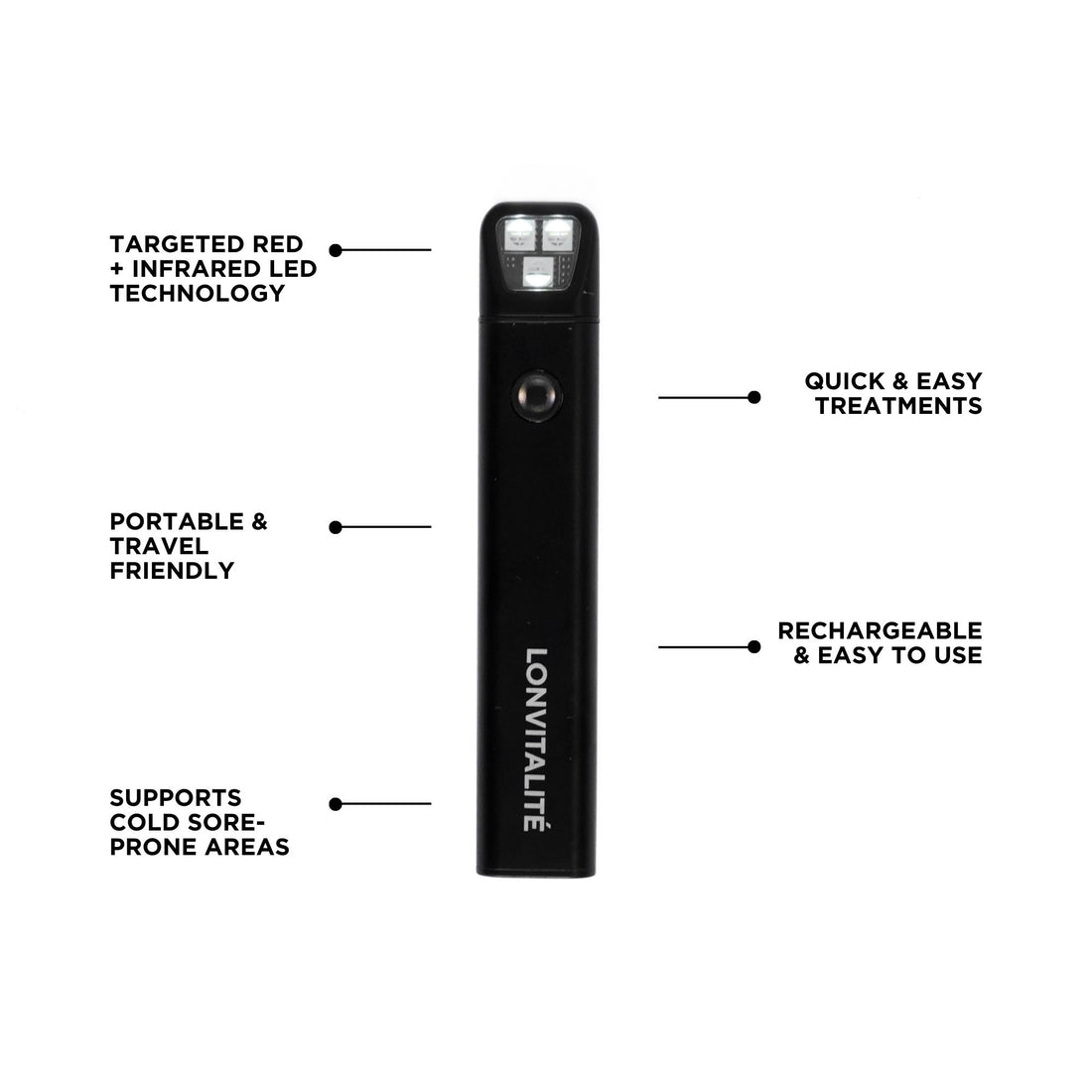 Lonvitalité LIPFIX LED Cold Sore Wand