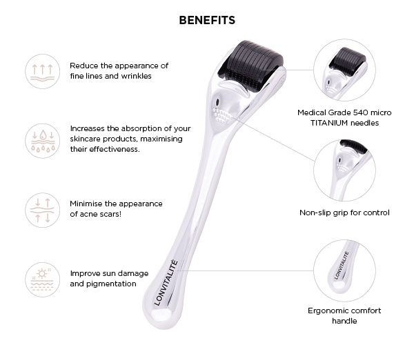 Lonvitalite Microneedling Derma Roller – 0.30mm