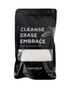 A black package containing two white microfibre cleansing rounds, branded as &