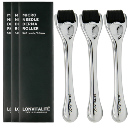 Lonvitalite Microneedling Derma Roller – 3 Pack